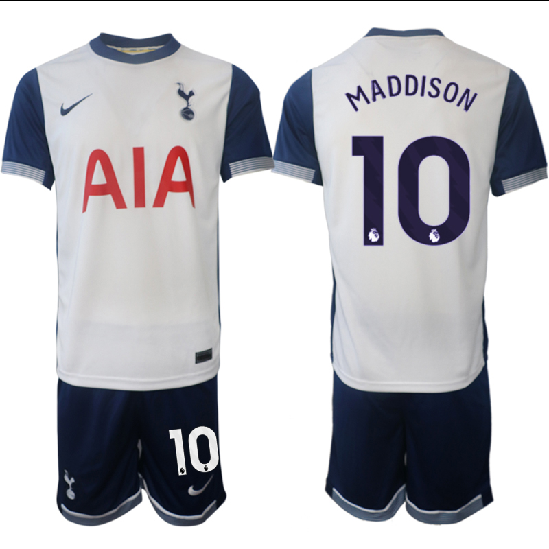 Men 2024-2025 Club Tottenham home White #10 Soccer Jerseys->tottenham jersey->Soccer Club Jersey